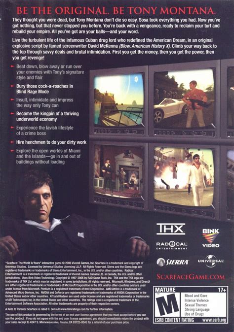 Scarface: The World Is Yours (Multi Lang) [Windows] .